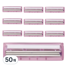 마켓링 여성용 소프트 면도기 퍼플 type2 ONE SIZE, 50개, 1개입