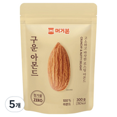 머거본 구운 아몬드, 300g, 5개