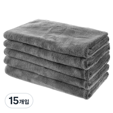 comet 柔軟超細纖維雙面吸水巾 小型 30 x 40 cm, 灰色, 15個