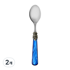EME 나폴레옹 커트러리 테이블스푼, 펄 블루, 단품, 2개
