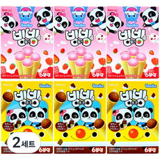 鬆脆巧克力 6 片 53.4gx 3p + Bing Bing 草莓 6 片 53.4gx 3p 套組, 2組