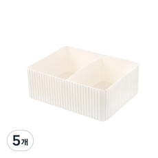 THE ZAKKA 多用途多層化妝品整理盒, 白色, 5個