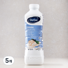 데빅 쿠킹 크림, 1kg, 5개