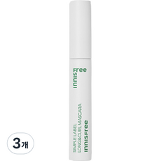 이니스프리 심플라벨 롱앤컬 마스카라 7.5g, 3개