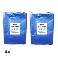 생활을그리다 업소용 야채봉투 청색, 30L, 100개입, 4개