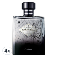 Coréana Sente男士黑色防禦爽膚水, 135ml, 4個