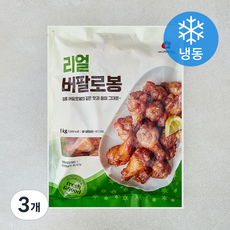 마니커에프앤지 리얼 버팔로봉 (냉동), 1kg, 3개
