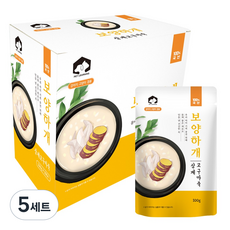 펫러닝 생후 3개월 이후 반려동물 보양하개 죽 10p, 닭+고구마, 1kg, 5세트
