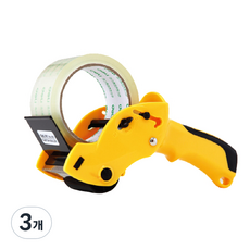 온클릭 박스 포장 테이프커터, 혼합색상, 3개