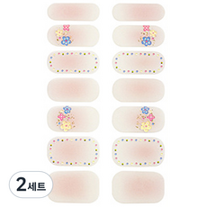 가이만 셀프 아트 네일스티커 세트, 2세트, ZX-3789