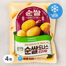 풀무원 순쌀 도나스 군고구마 (냉동), 300g, 1개입, 4개