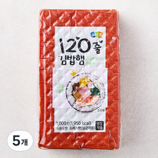 소디프 120줄 김밥햄, 1kg, 5개