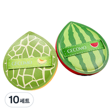 Giacomo 底妝組合粉撲2件組, 10套, 西瓜, 哈密瓜