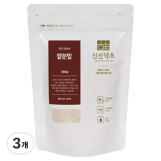 신선약초 국내산 팥가루 분말 파우더 국산팥 100% 곡물가루 베이킹요리재료, 300g, 3개