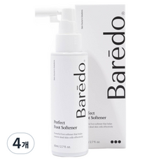 바레도 풋소프트너, 1개입, 4개, 80ml
