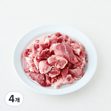 무항생제 인증 한돈 삼겹 찌개용 (냉장), 4개, 300g