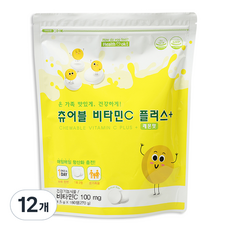헬퍼장 츄어블 비타민 C 플러스 영양제, 180정, 12개