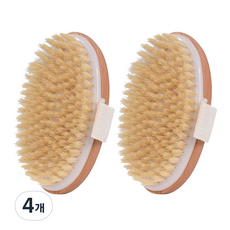 Noblee手柄沐浴刷, 4個, 1入, 混色