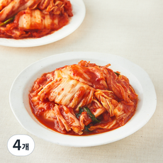 모산김치 갓 담근 썰은 배추김치, 1.5kg, 4개