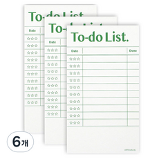 PAPERIAN List to Live By 便條紙, 80入, 待辦清單, 6個