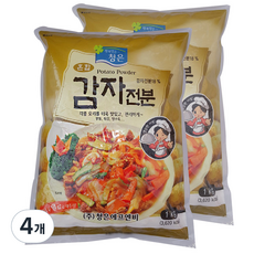 藍銀混合馬鈴薯澱粉, 4個, 1kg