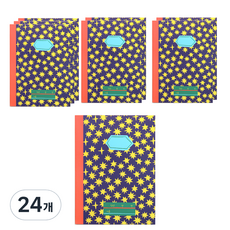 hello moris 小學1-2年級 10格筆記本 19 x 26 cm, 星星, 24個