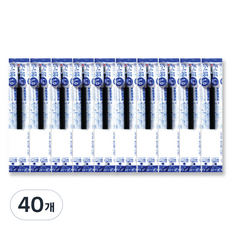 ZEBRA 斑馬牌 中性墨水 JF 替芯 1.0mm, 藍色, 40個