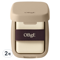 OBgE 오일 컨트롤 피니셔 노세범 파우더 팩트 5g, 2개