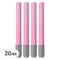 미소로운 연필 홀더 세트 A타입, 20세트, 핑크