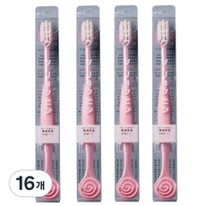 드위트리 소프트 2 in 1 칫솔 혀클리너 핑크, 16개