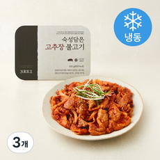 계절밥상 숙성담은 고추장 불고기 (냉동), 500g, 3개