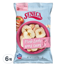Seneca 粉紅佳人蘋果脆片, 6包, 71g