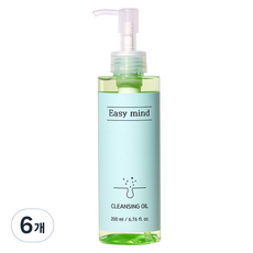 EasyMind 黑頭 OUT 純素 卸妝油, 200ml, 6個