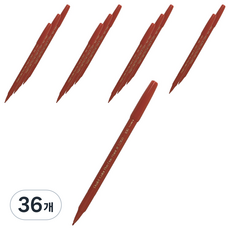 펜텔 수성 컬러펜 2.0 S360-106, Brown, 36개