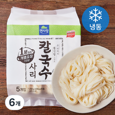 면사랑 칼국수 사리 5개입 (냉동), 1.15kg, 6개