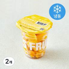 자연원 웰팜 스위트 망고 컵 (냉동), 2개, 150g