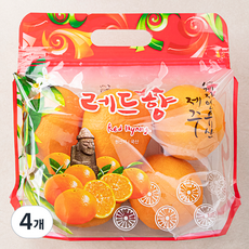 귤탐 당도선별 레드향, 1.2kg(소과, 6~8입), 4개