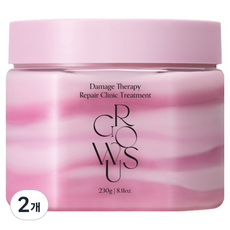 그로우어스 데미지 리페어 클리닉 헤어팩, 2개, 230ml