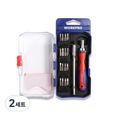 워크프로 라쳇 스크류 드라이버 세트 WP200516, 2세트