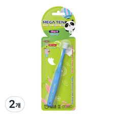 Megaten Lux360 嬰兒牙刷 1P_Step 2（25 個月至 4 歲）, 隨機出貨, 1個裝, 2個
