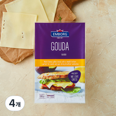 엠보그 고다 슬라이스 치즈, 150g, 4개, 1개입