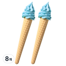 스위트 아이스크림 지우개, 블루, 8개