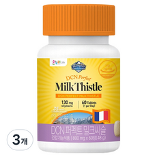 DCN 퍼펙트 밀크씨슬, 3개, 60정