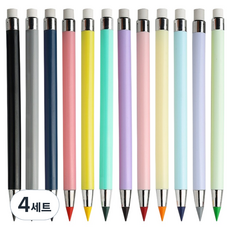 마켓링 예쁜 무한색연필 타입10 세트, 4세트, 12색