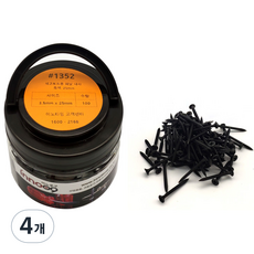 Inno工具 石膏板用單牙螺絲 黑色 1352 100p, 4個