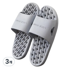 멍스터즈 욕실 지압슬리퍼 255-260mm, 그레이, 3개