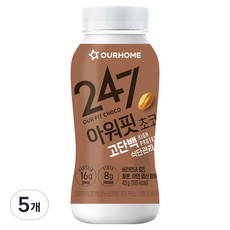247OurFit 巧克力, 5個, 43g