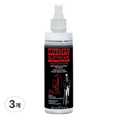 클럽맨 슈프림 논에어로졸 스타일링 & 그루밍 스프레이, 3개, 237ml