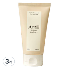 Amill 利川米萃取亮澤塗抹式面膜, 3個, 1入