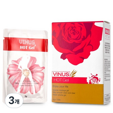 에이스제약 비너스 핫젤, 50g, 3개